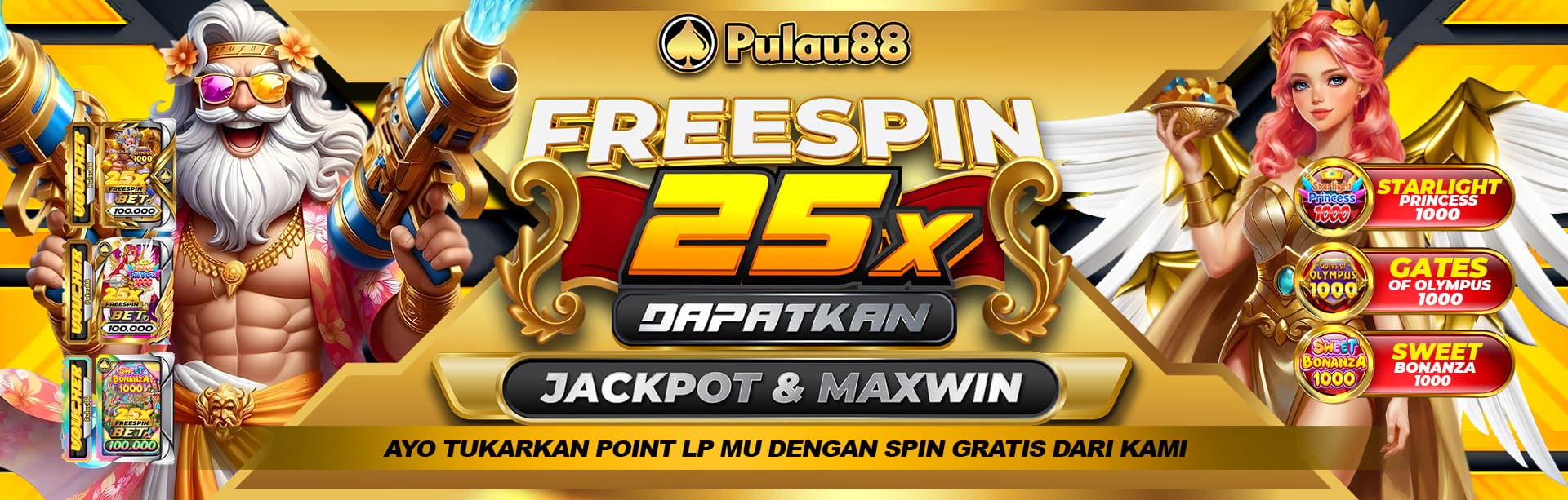 FREESPIN 25X PULAU88