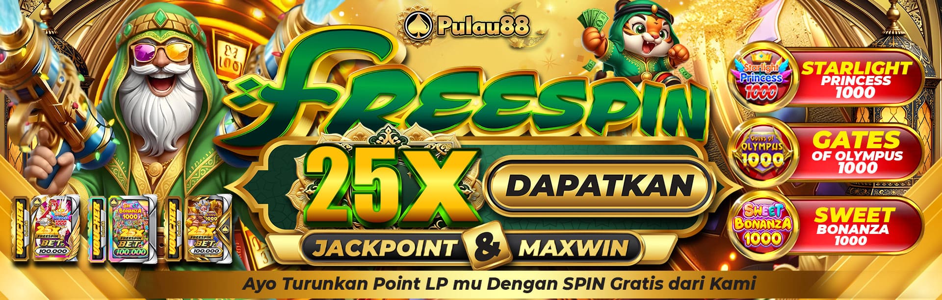 FREESPIN 25X PULAU88