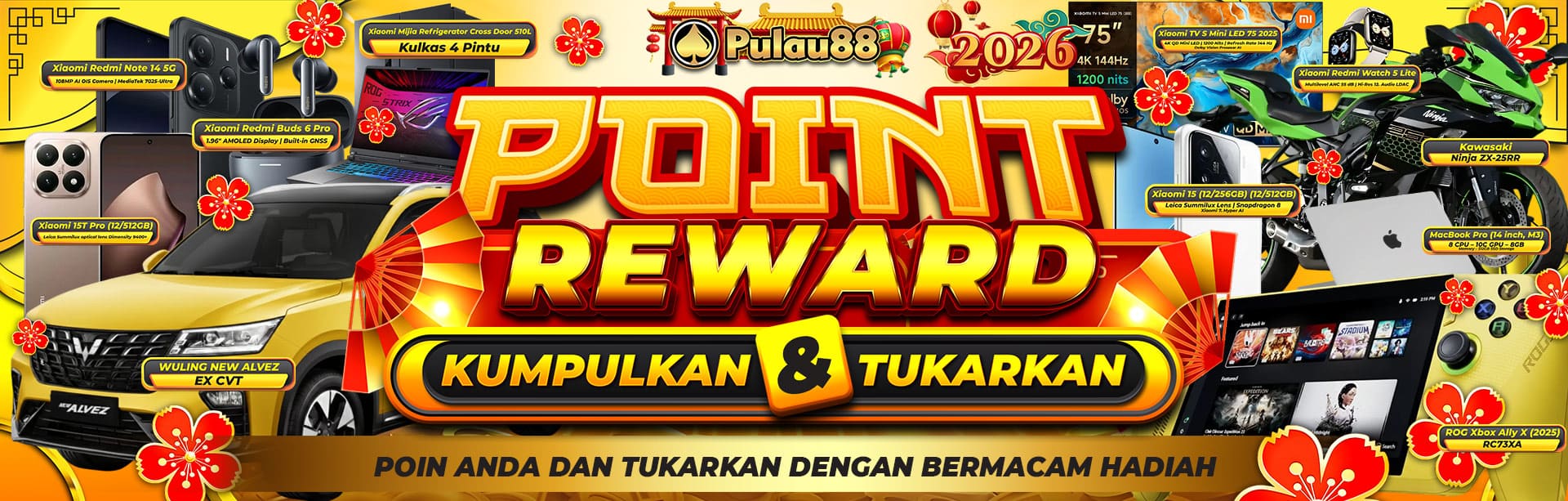 *POINT REWARD PULAU88