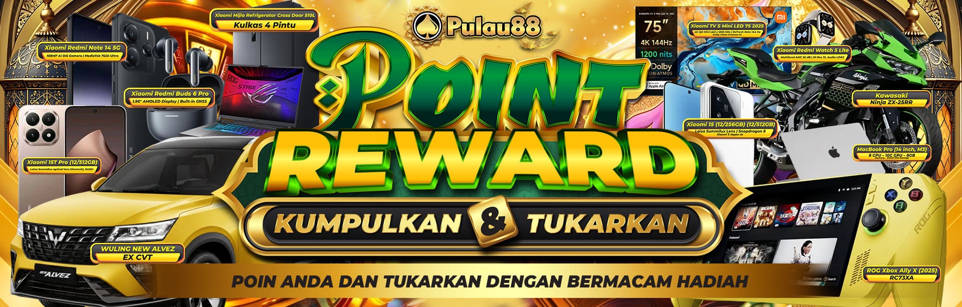 *POINT REWARD PULAU88