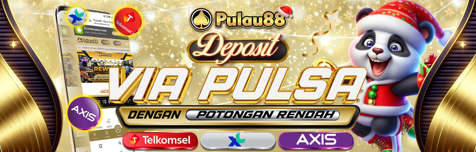 CHRISTMAS DEPOSIT VIA PULSA